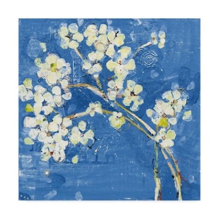 Kellie Day 'Live Dark Blue' Canvas Art,18x18